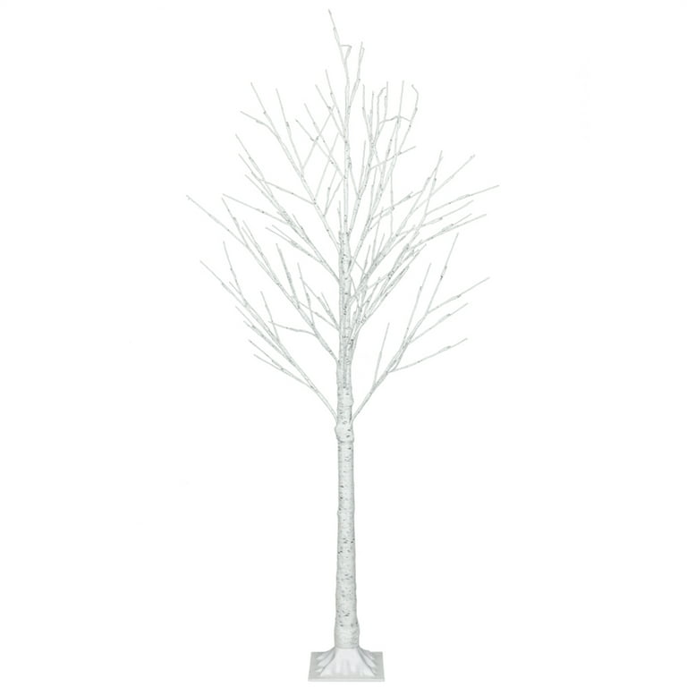Details about   4FT Snowflake Christmas Tree with 48 LED Lamp & Stand Xmas Decoration Ornaments